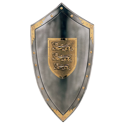 King Richard the Lionheart Medieval Knight Shield Renaissance Armor 