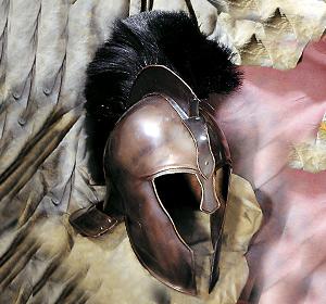 Troy Achilles Armor Helmet Medieval Knight Crusader Greek Spartan Helmet 
