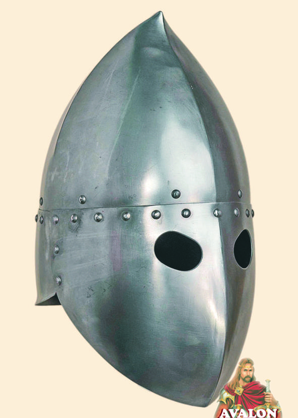 Details about   Medieval Knight Collectible Handcrafted Viking-Style Mini Norman Helmet 