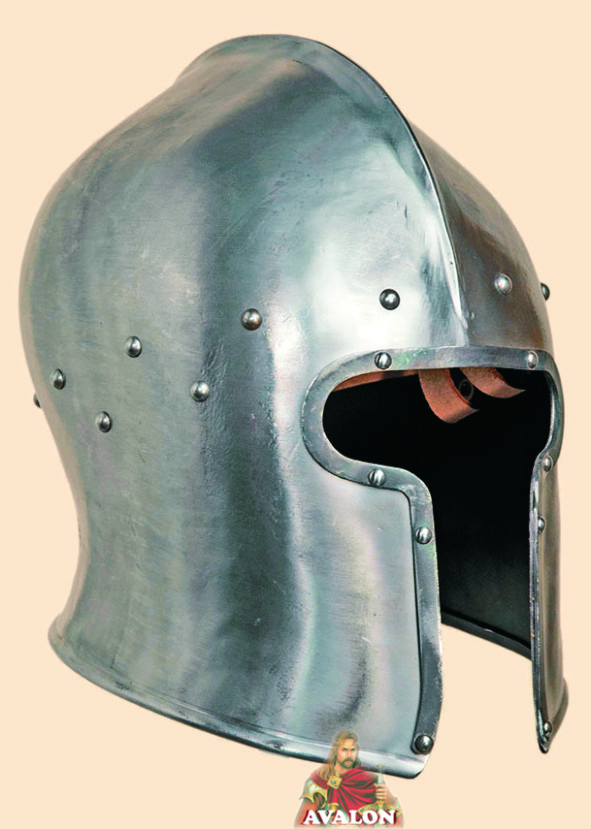 Details about   12 Guage Steel Medieval Barbuta Avant Helmet 