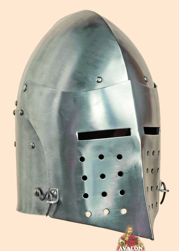 Battle Ready Helmet - Medieval Visor Helmet