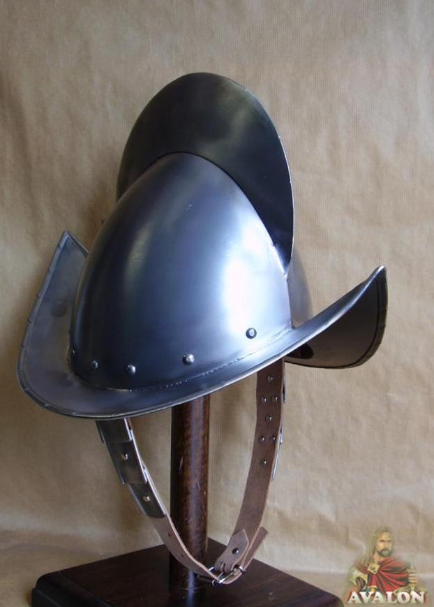 Medieval Kettle Hat Helmet Reenactment Spanish Helmet Morion Armor Cap Helmet 