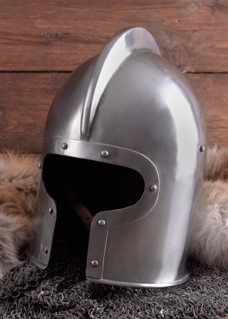 Details about   Medieval-Barbute-Helme-Armour-Helmet-Roman-knight-helmets-with-Inner-Liner 